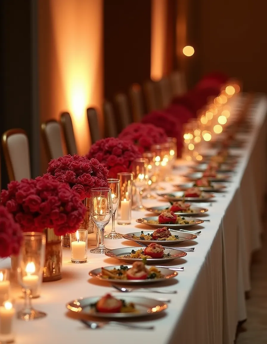 Wedding Catering Setup