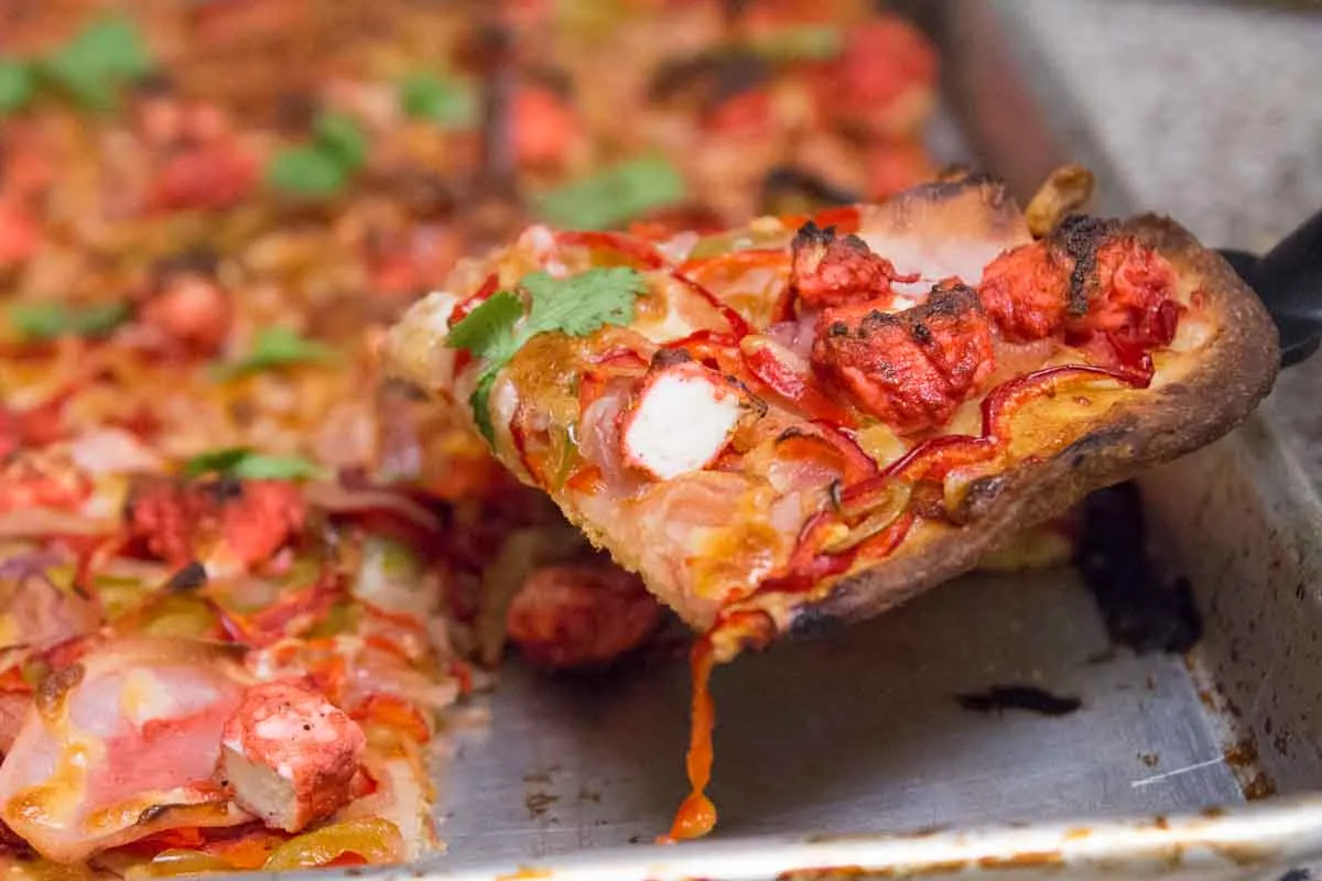 BBQ Paneer Tandoori Pizza